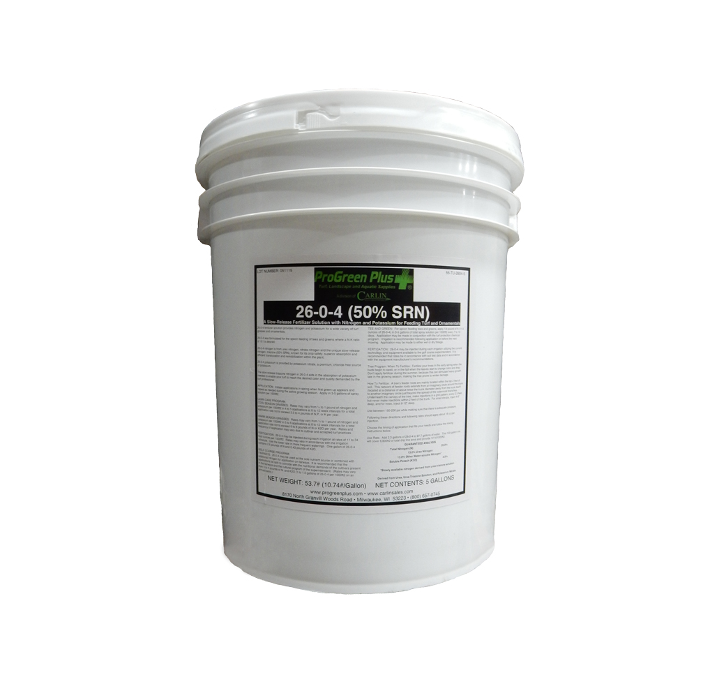 N-Sure 26-0-4 50% SRN 5 Gallon Pail PGP