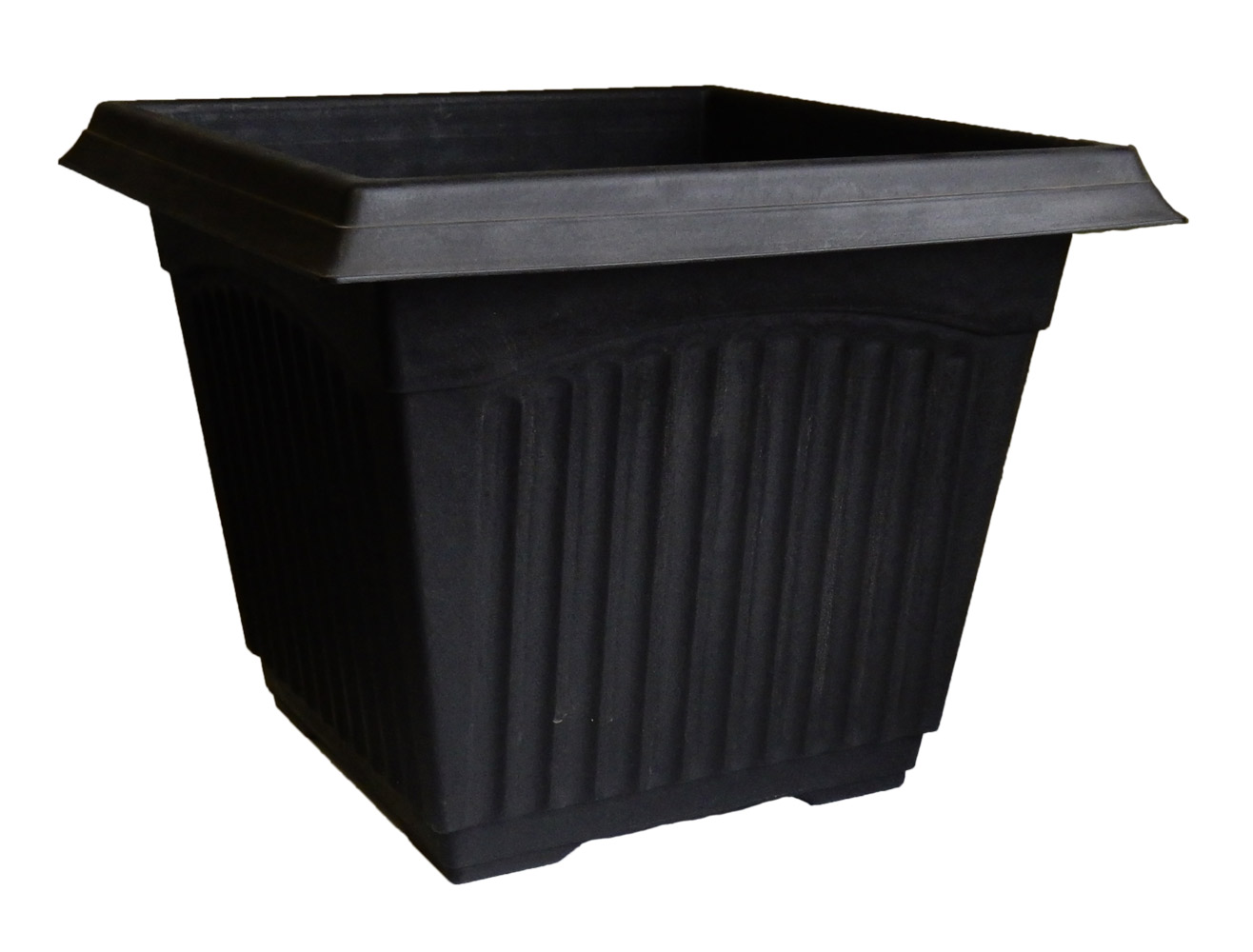 15.0 Patio Square Planter Black - 12 per case