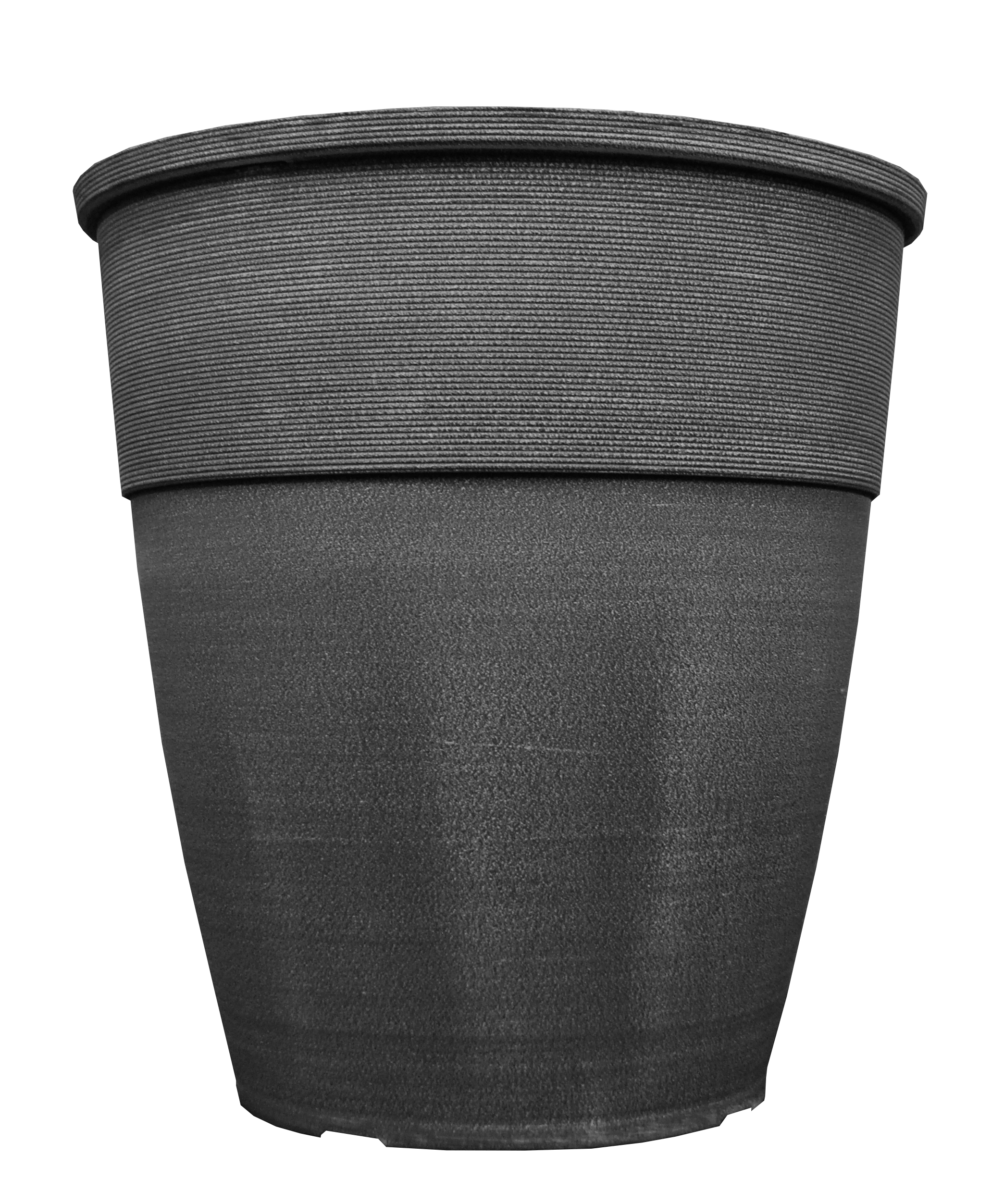 14 Inch Tall Hendrix Planter Chalk/Black - 13 per case