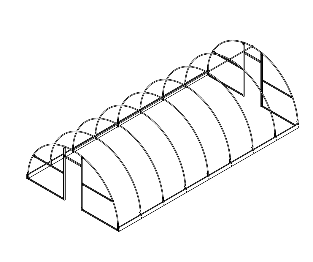 20' x 48' ProGreen Plus RoundHouse Complete Kit