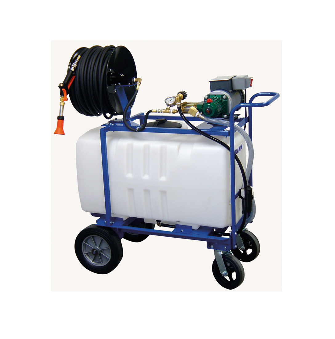 Hydraulic Sprayer with 50 Gallon Tank Cart & 200' Hose