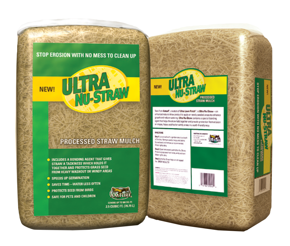 Ultra Nu-Straw Processed Straw Mulch 2.5 cu ft Bag - 40 per pallet