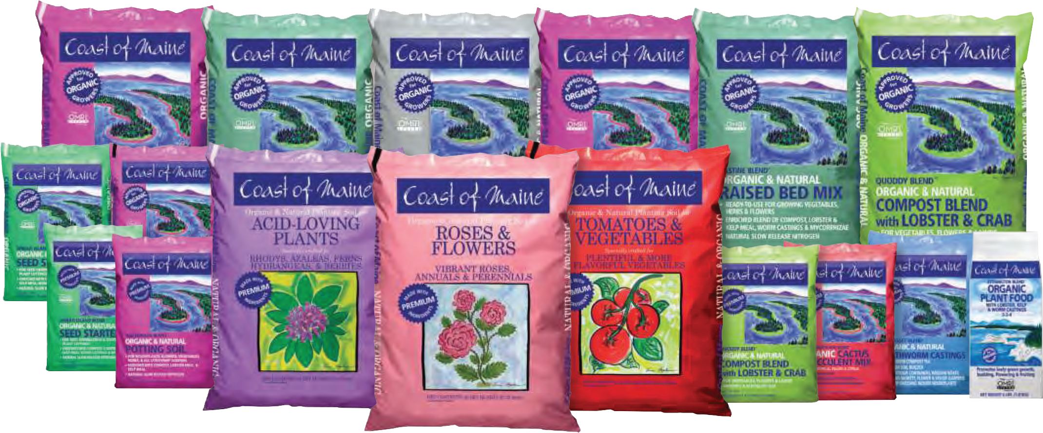 Coast of Maine™ Organic Garden Starter Assortment - 77 per pallet